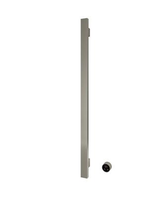 Hotbath &MORE set van 1 rails RASV135 SQUARE135 cm met separate schakelaar en inbouw element Geborsteld Nikkel (RASV135-1GN)