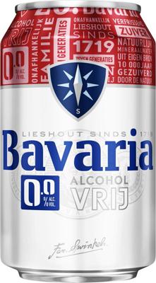 Bier bavaria 0.0 blik 330ml Bier bavaria 0.0 blik 330ml