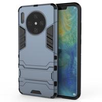 Voor Huawei mate 30 PC + TPU schokbestendige beschermhoes met houder (Navy Blue) - thumbnail
