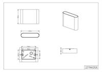 Trio WandlampThames II Up - Down 11,5cm antraciet - 227560242 - thumbnail