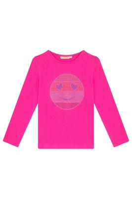 Someone Meisjes t-shirt LS - Donker roze