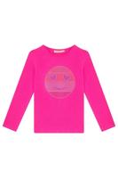 Someone Meisjes t-shirt LS - Donker roze - thumbnail