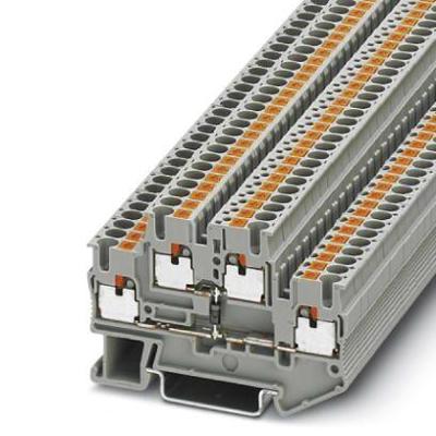 Phoenix Contact PTTB 2,5-DIO/U-O 3210936 Doorgangsserieklem Aantal polen: 4 0.14 mm² 2.5 mm² Grijs 50 stuk(s)