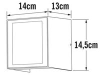 Konstsmide Cremona 7946-370 LED-buitenlamp (wand) Energielabel: G (A - G) 9 W Antraciet - thumbnail