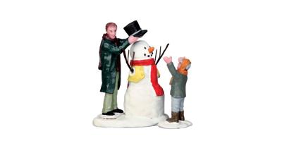 Kerstfiguur Sharp dressed snowman set of LEMAX - Lemax
