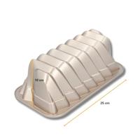 Birkmann Bakvorm / Cakevorm Contoura Novella - Gietaluminium - 15 x 27.5 cm - thumbnail