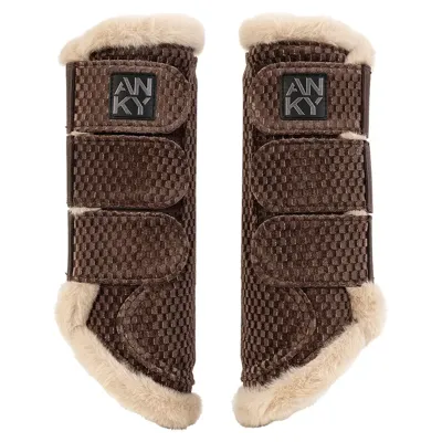 Anky Beenbeschermers ATB25005 Proficient Check Velvet bruin maat:m