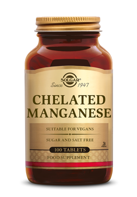 Solgar Chelated Manganese (Mangaan) Tabletten