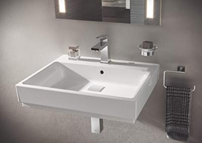 Grohe Eurocube Wastafelkraan Medium Met Waste 28 mm Met Temperatuurbegrenzer Chroom - thumbnail