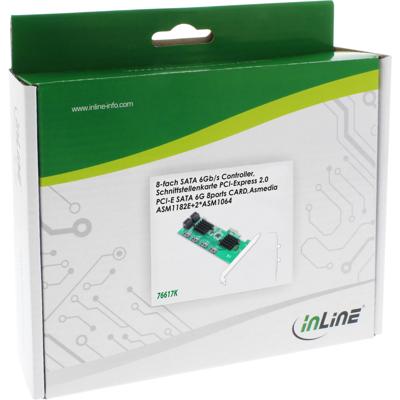 InLine 76617K interfacekaart/-adapter Intern SATA InLine 76617K interfacekaart/-adapter Intern SATA