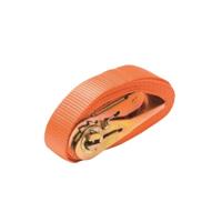 Ivana 48606 spanband met ratelgesp 5 m oranje - thumbnail