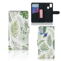 Samsung Galaxy M21 | M30s Hoesje Leaves - thumbnail