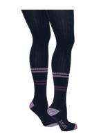 B.Nosy winter panty meisjes - navy blauw - Marley - gestreept - thumbnail