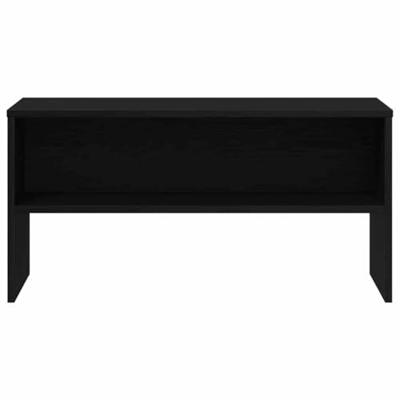 Tv-meubel 80x40x40 cm spaanplaat zwart eikenkleurig