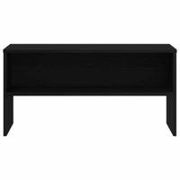 Tv-meubel 80x40x40 cm spaanplaat zwart eikenkleurig - thumbnail