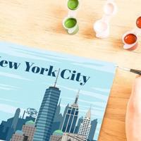 Ravensburger creart schilderen op nummer - kleurrijk new york - thumbnail