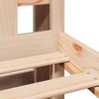 Bed met boekenkast zonder matras massief grenenhout 75x190 cm - thumbnail