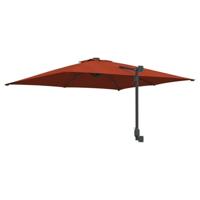 Tuinparasol Terracotta 248.5 x 247.5 x 160 cm Stof - thumbnail