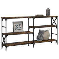 Wandtafel 150x29x76,5 cm bewerkt hout gerookt eikenkleurig - thumbnail