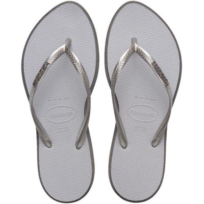 Havaianas Slim point steel grey Zilver maat 3536
