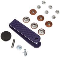 Jeansknopen open kap ster 17mm oud brons - thumbnail