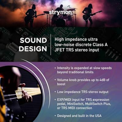 Strymon UltraViolet Vintage Vibe modulatie gitaar effectpedaal