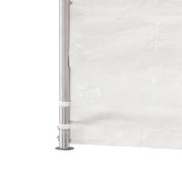 Prieel met dak 17,84x5,88x3,75 m polyetheen wit - thumbnail