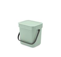 Brabantia Sort & Go afvalemmer 3 liter jade green - thumbnail