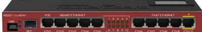Mikrotik RB2011UIAS-IN netwerk-switch Gigabit Ethernet (10/100/1000) Rood Power over Ethernet (PoE) Mikrotik RB2011UIAS-IN netwerk-switch Gigabit Ethernet (10/100/1000) Rood Power over Ethernet (PoE)