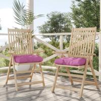 VidaXL Palletkussen 60x60x12 cm stof roze - thumbnail
