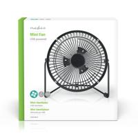 Metalen Miniventilator | 15 cm Diameter | USB-Voeding | Black - thumbnail