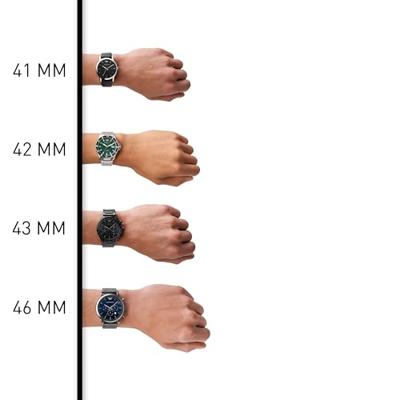 Emporio Armani Heren Gianni chronograaf roestvrij stalen armbandhorloge 43 mm AR1648