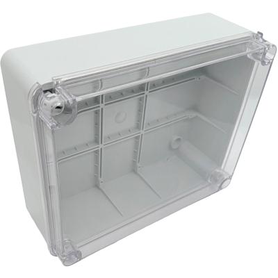 Kabeldoos - Lasdoos - Velvalux Panoboxpro - Verdeeldoos - IP65 - IK10 - 200x250x90mm - Grijs - Transparant Deksel
