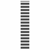 VidaXL Zebra rolgordijn 40x230 cm stofbreedte 35,9 cm zwart - thumbnail