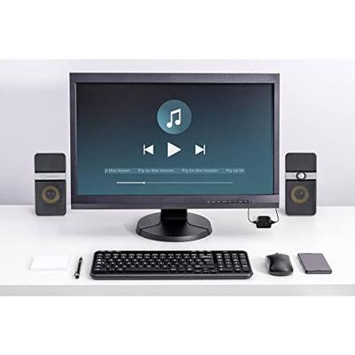 SpeaKa Professional Audio, 2.0 (3.5 mm jackplug) Via 2-draads