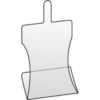 PVC standaardje 10 cm zonder connector - thumbnail