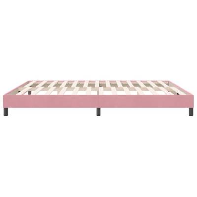 Bedframe zonder matras 180x210 cm fluweel roze