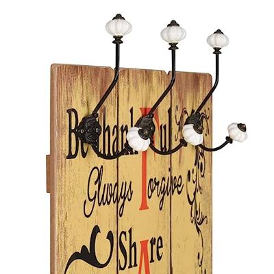 Wandkapstok met 6 haken FAMILY 120x40 cm Wandkapstok met 6 haken FAMILY 120x40 cm