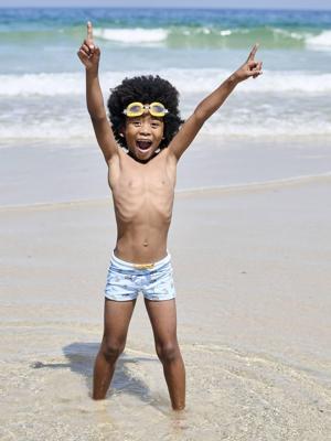 Zwembroek voor jongens "Surf" hemelsblauw Zwembroek voor jongens "Surf" hemelsblauw