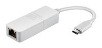 D-Link DUB-E130 USB‑C naar Gigabit Ethernet Adapter (ondersteunt Windows, Mac OS X, Linux, RJ45) - thumbnail