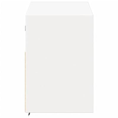 Tv-wandmeubel met LED-verlichting 100x31x45 cm wit