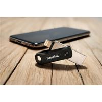 SanDisk 00183588 USB flash drive 128 GB USB Type-A / Lightning 3.2 Gen 1 (3.1 Gen 1) Zwart, Zilver - thumbnail