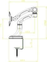 Newstar FPMA-D900 tafelhouder voor LCD/LED/TFT 53 cm (21 inch) - thumbnail