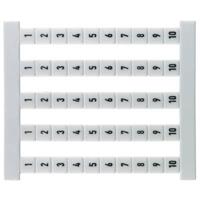 Weidmüller 0460660001 Klemmarkering Wit 500 stuk(s) - thumbnail