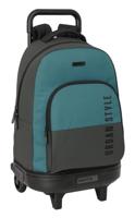 Schoolrugzak met Wielen Safta Urban style Blauw Grijs 33 x 45 x 22 cm - thumbnail