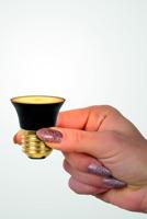 Lucide G45 - Led lamp - Ø 4,3 cm - LED 3 StepDim - E27 - 1x5W 2700K - Zwart - thumbnail