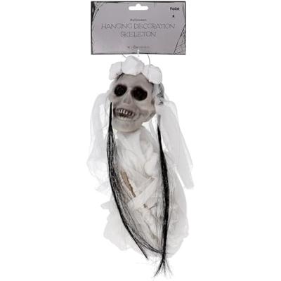 Hangdecoratie Bruid Skelet Halloween (90cm)
