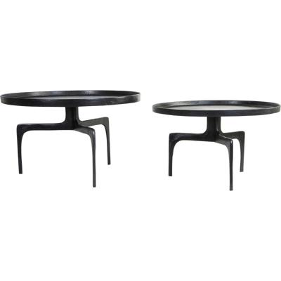 Light & Living Salontafel 'Pano' Set van 2 stuks, kleur Donker Brons Light & Living Salontafel 'Pano' Set van 2 stuks, kleur Donker Brons