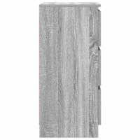 Dressoir 37,5x35x76 cm bewerkt hout grijs sonoma eikenkleurig - thumbnail