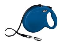 flexi New Classic L riem 5 m blauw voor honden tot 50 kg - thumbnail